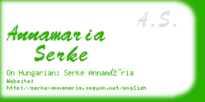 annamaria serke business card